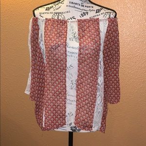 Off the shoulder blouse